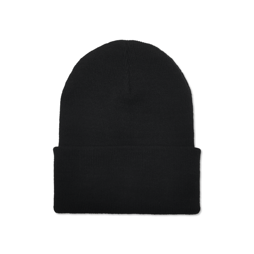 Tall Chuck Patch Beanie-one size-black