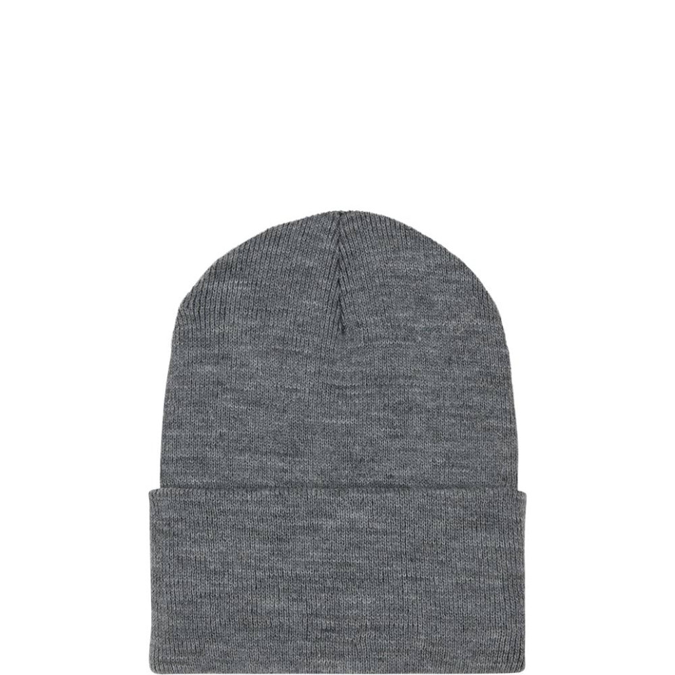 Tall Chuck Patch Beanie-one size-grey