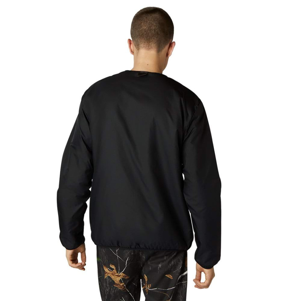 CONVERSE UTILITY REVERSIBLE SHERPA JACKET-L-black
