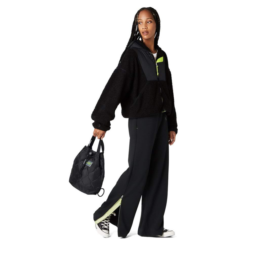 Quilted Bucket Bag-one size-black
