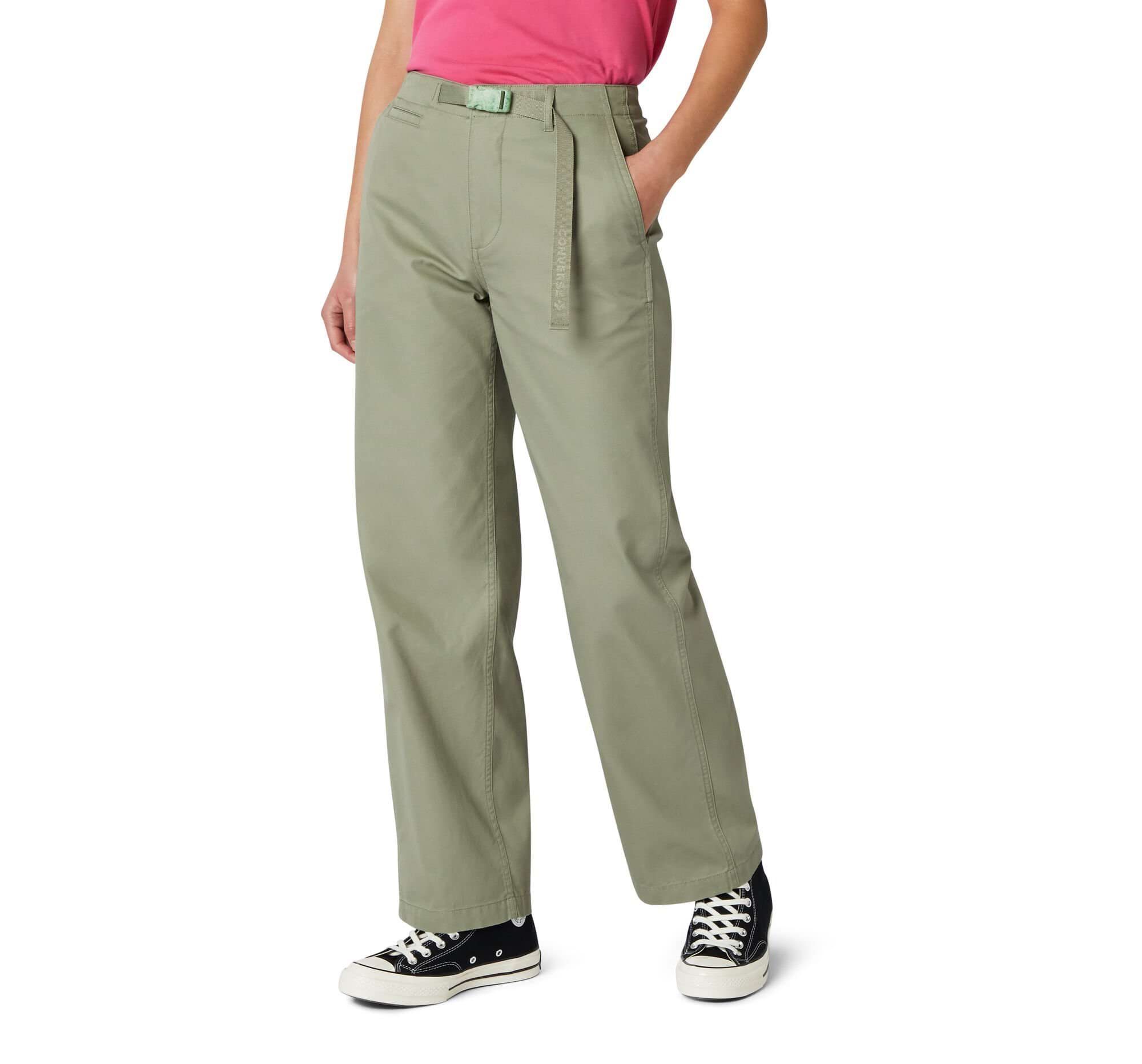 Damskie Spodnie Wide Leg Woven Pant