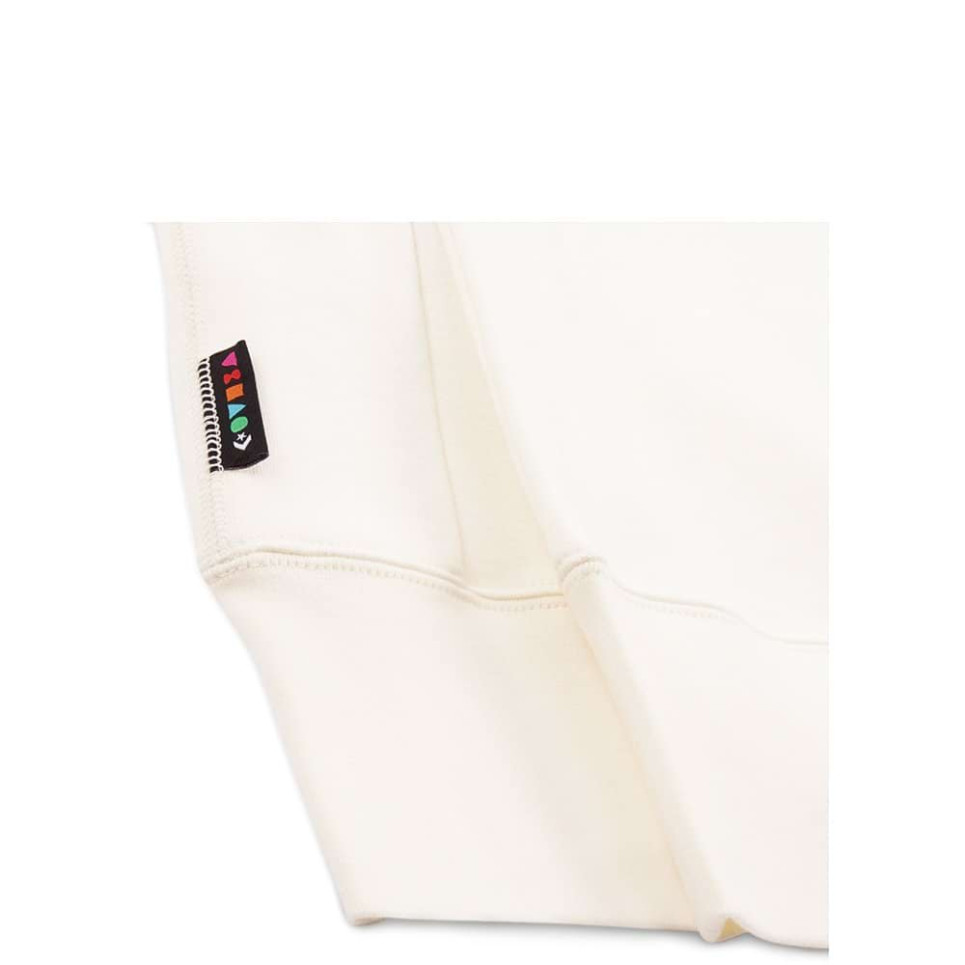 Shapes Triangle Pullover Hoodie-White-I