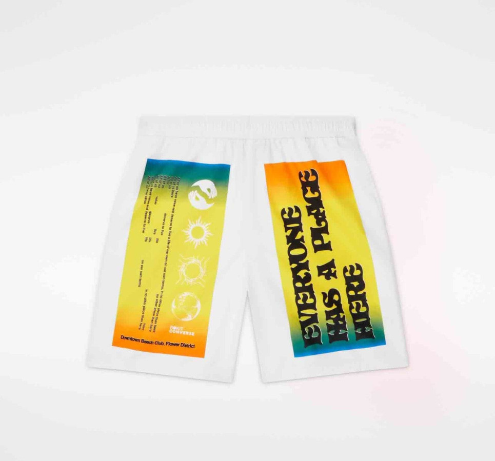Rokit x Converse Shorts-White-S