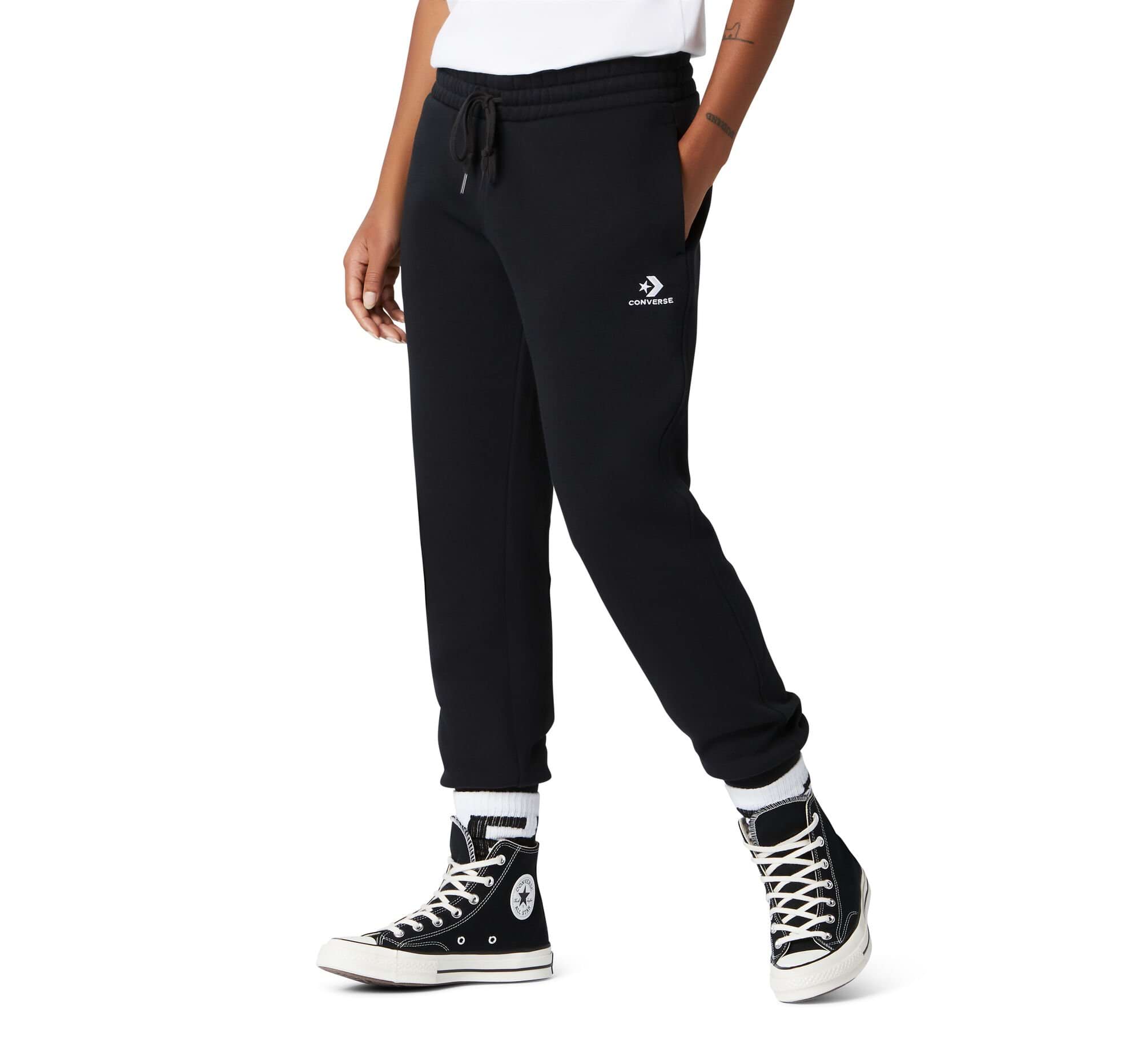 Damskie Spodnie Embroidered Star Chevron Pant BB