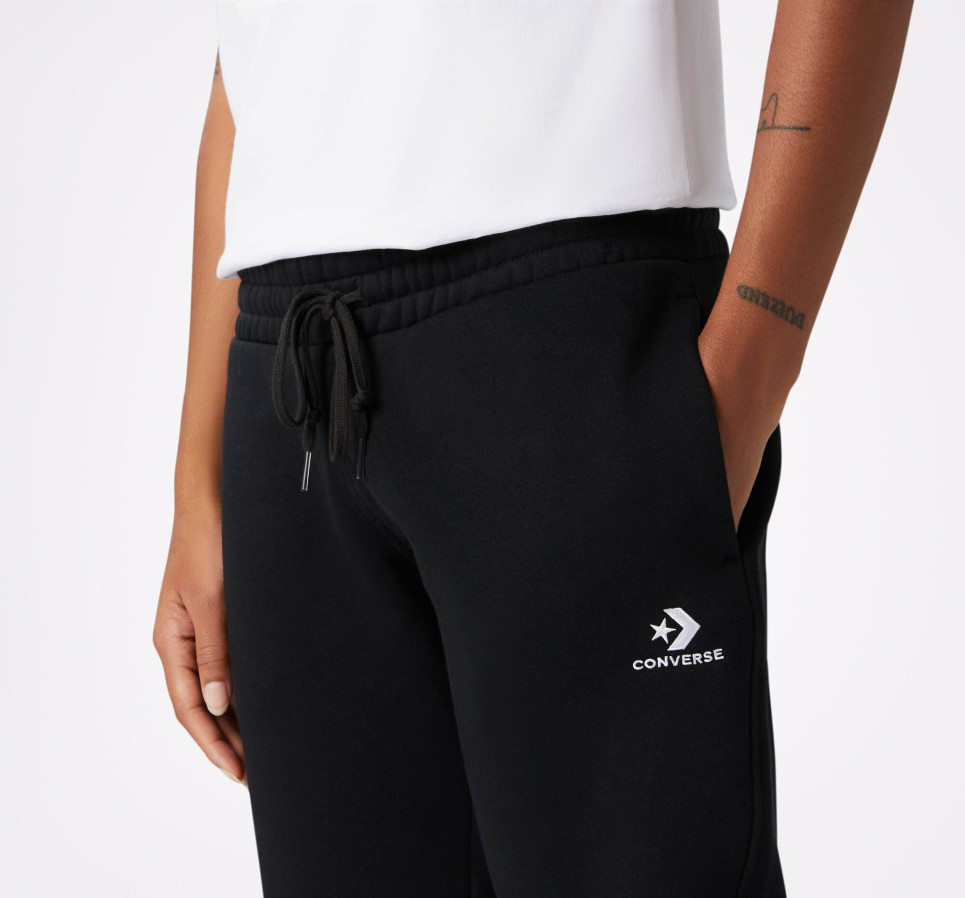 Womens Embroidered Star Chevron Pant BB-L-black