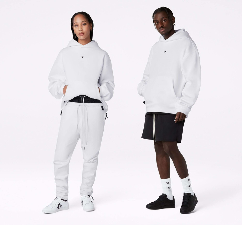 Court Ready Hoodie-L-white