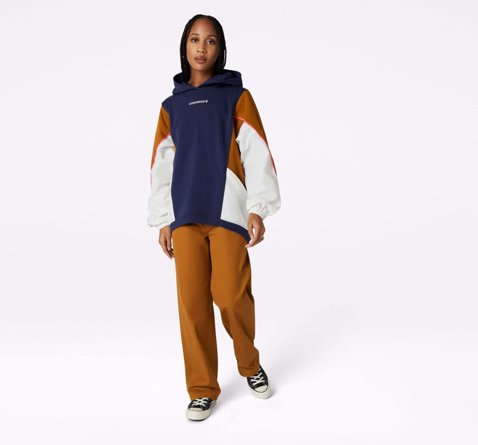 Blocked Alterrain Hoodie-L-dark blue