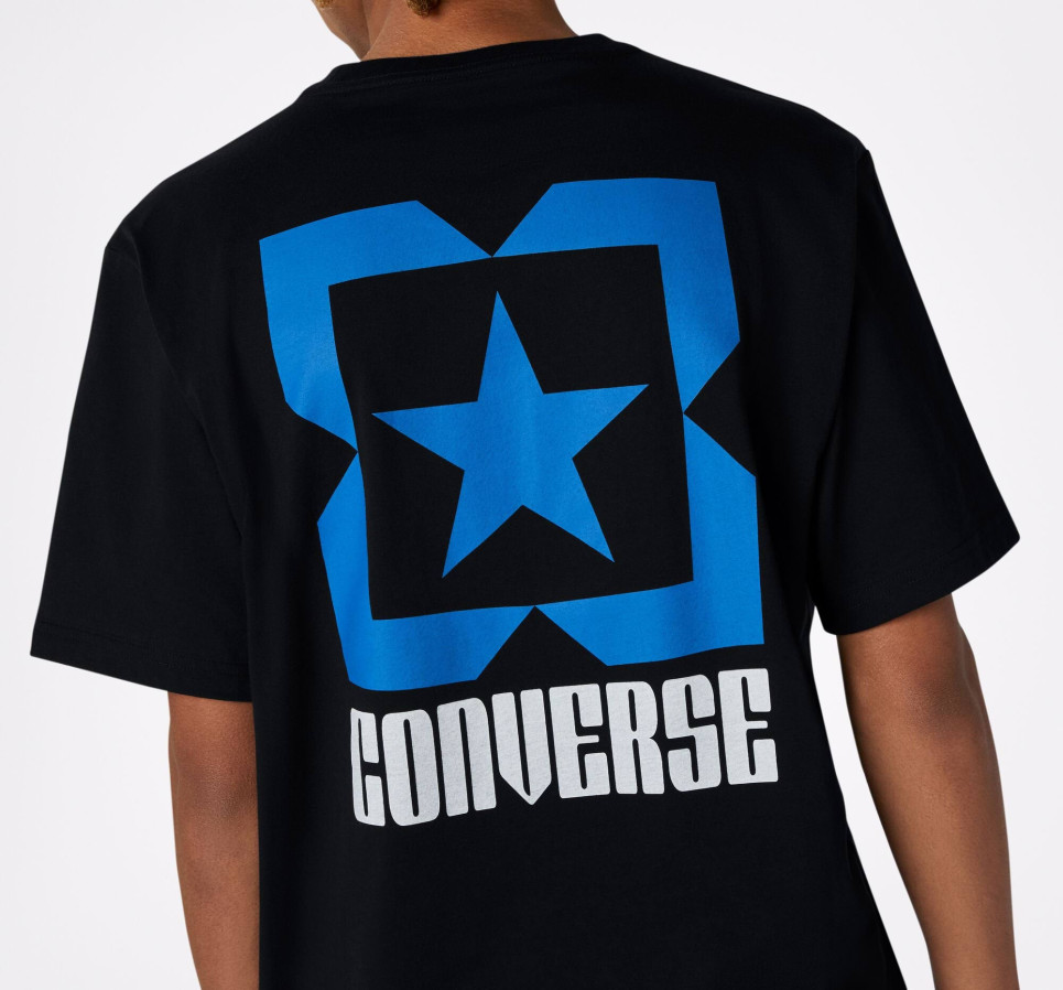 Star Chevron Box Short Sleeve Tee-L-black