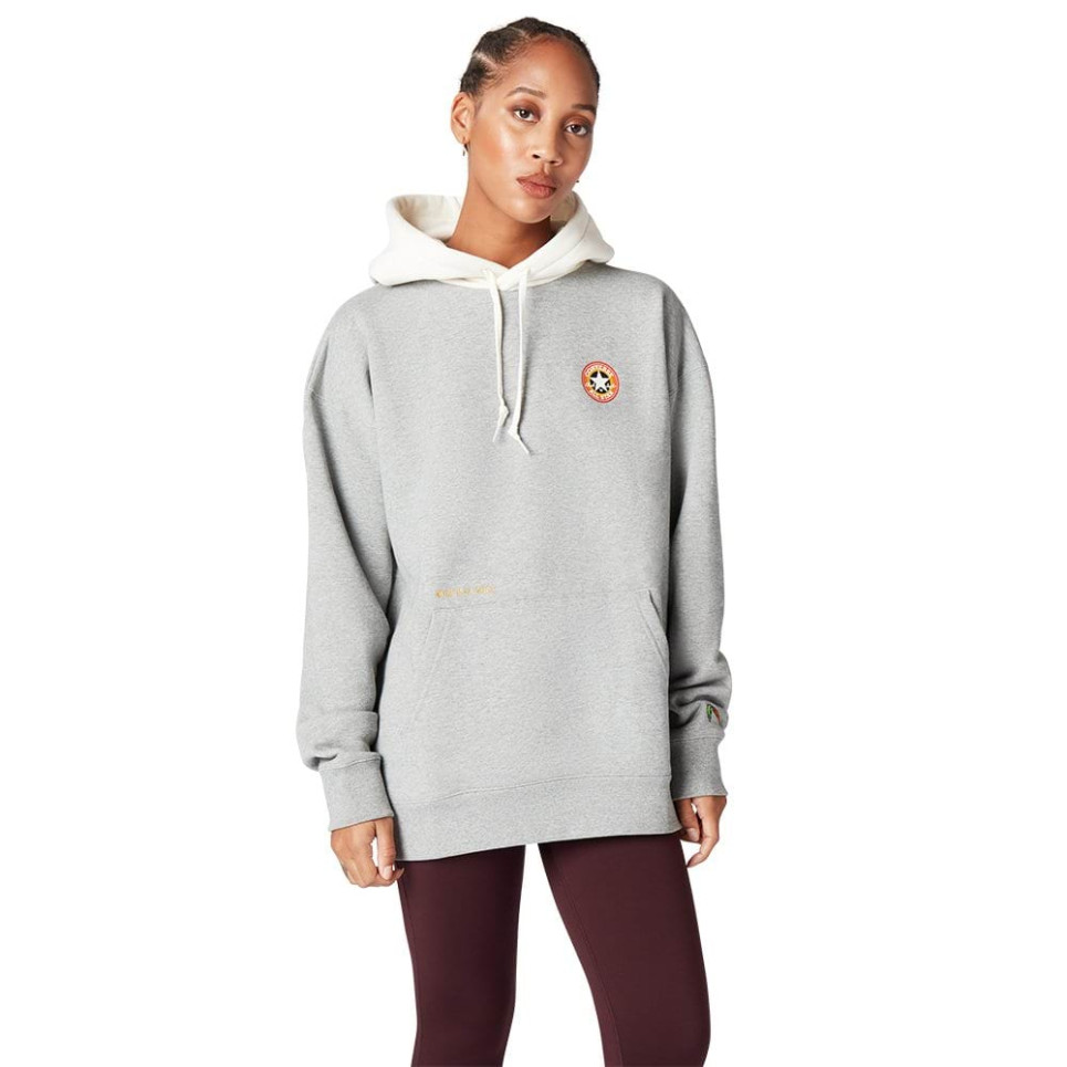 Bugs Bunny x Converse Fashion Pull Over Hoodie-Grey-S