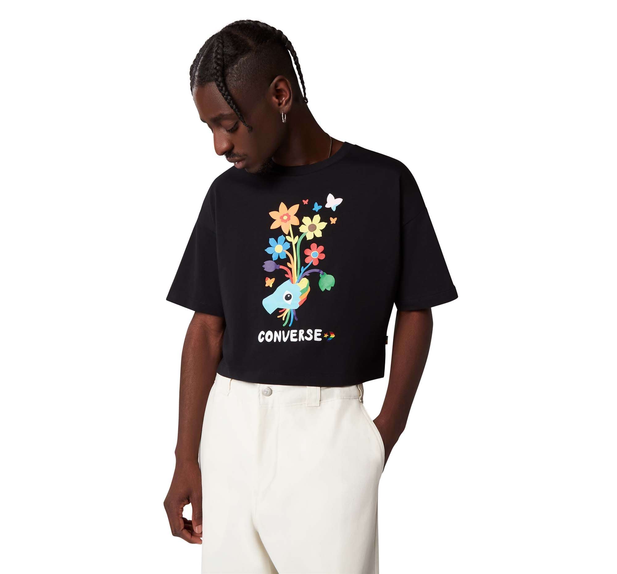 Pride Oversized Cropped Tee