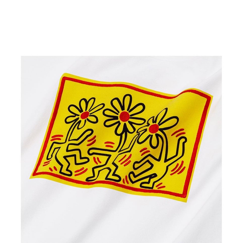 Converse x Keith Haring Elevated Graphic Tee-White-S