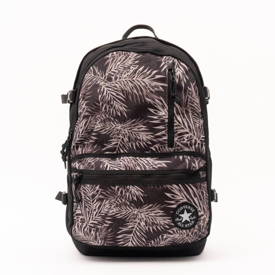 Straight Edge Backpack Print-Black-One size