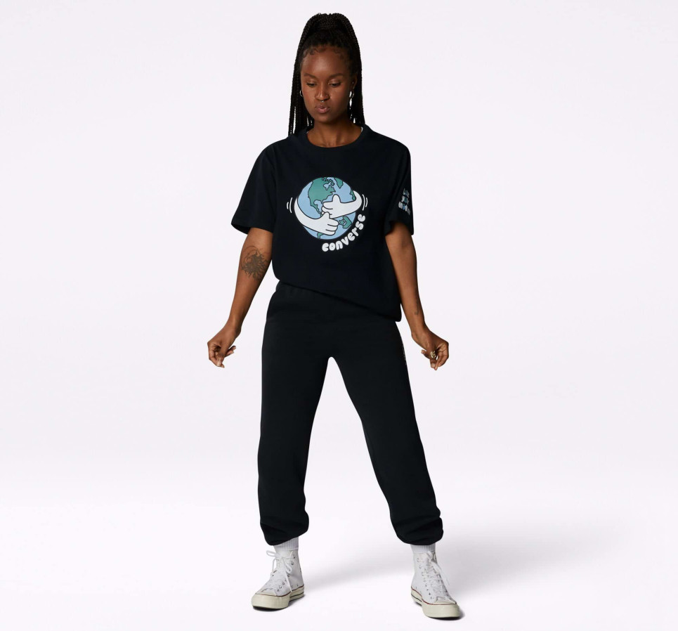 Love Your Mother Center Front Tee-Black-S