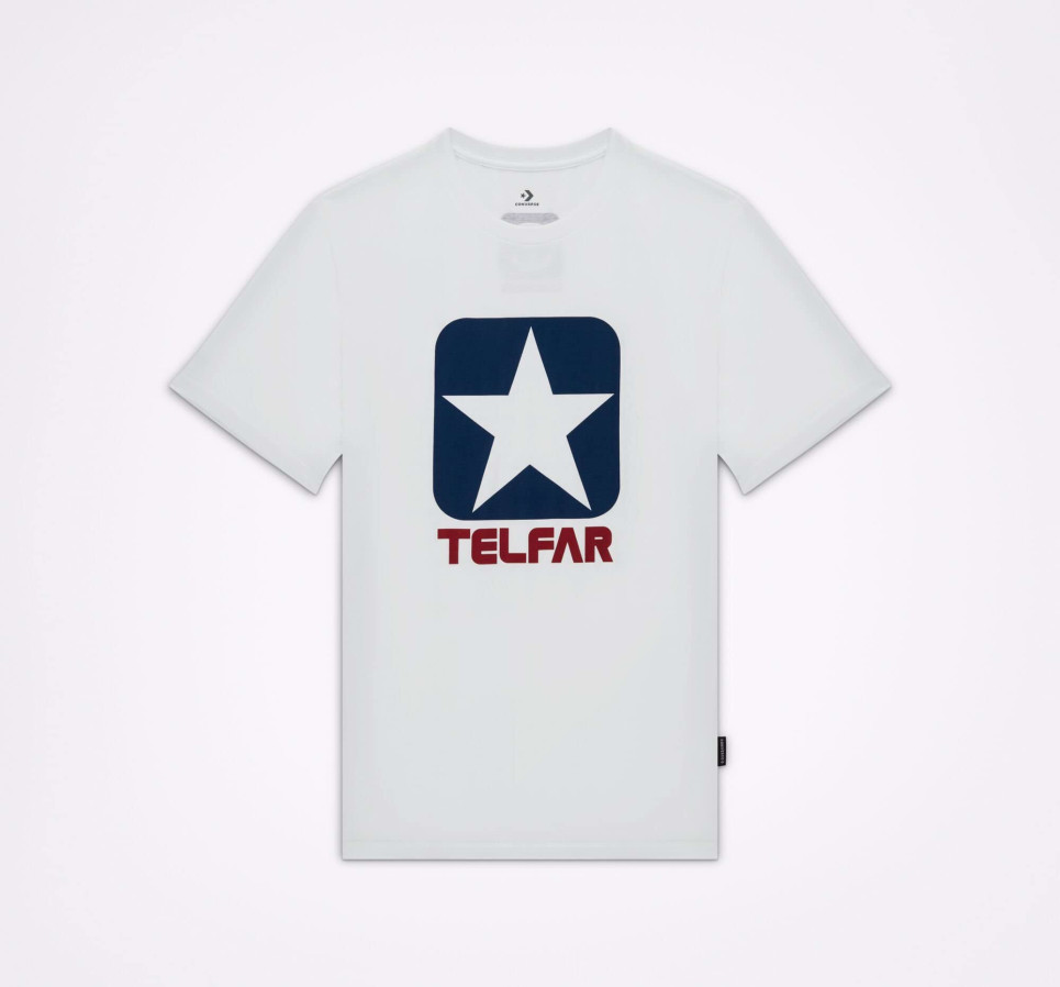 Converse x TELFAR T-Shirt-White-XS