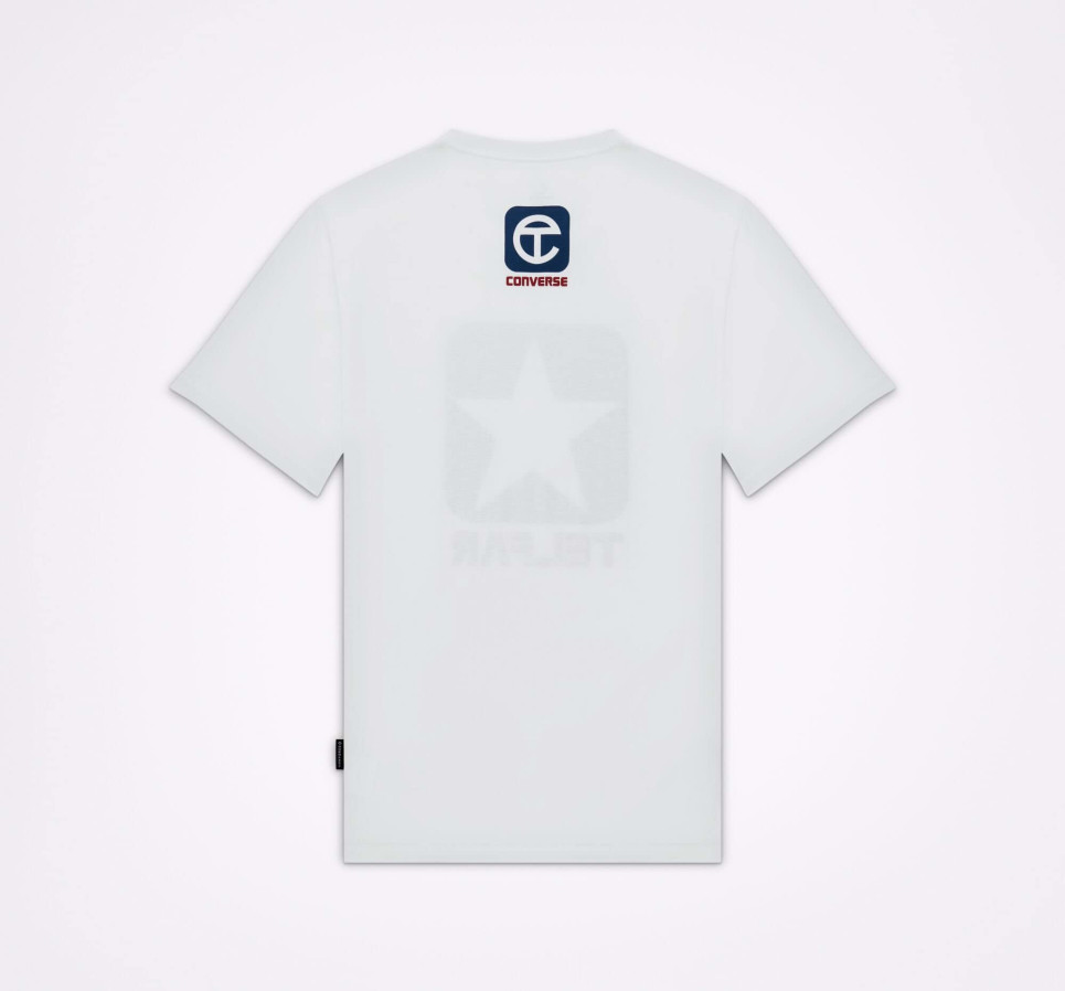 Converse x TELFAR T-Shirt-White-XS