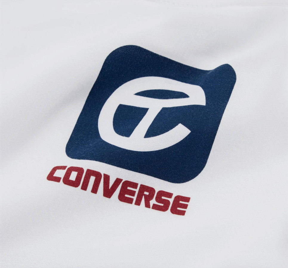 Converse x TELFAR T-Shirt-White-XS