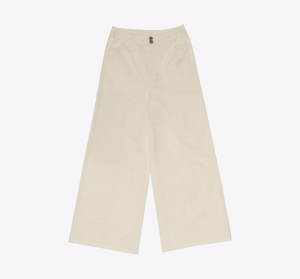 Wide Leg Carpenter Pant-Egret-25