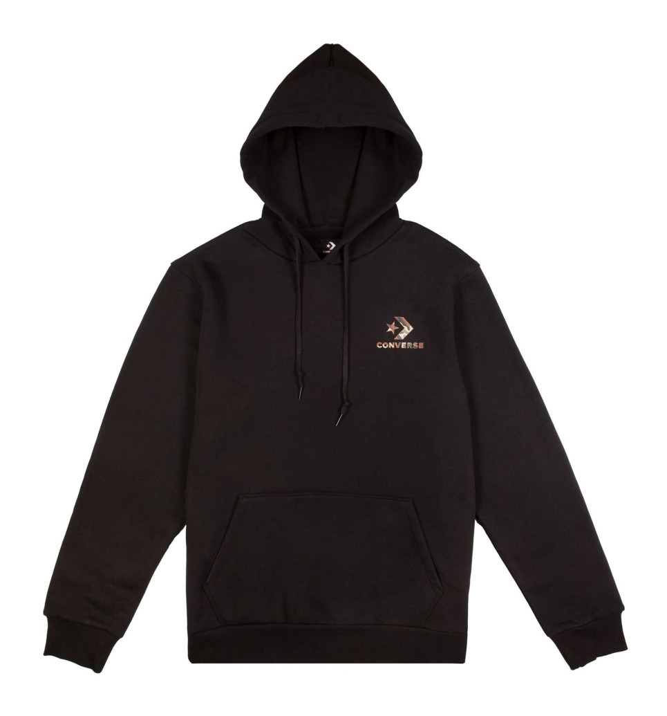 Bluza Camo Fill Pullover Hoodie-Black-S