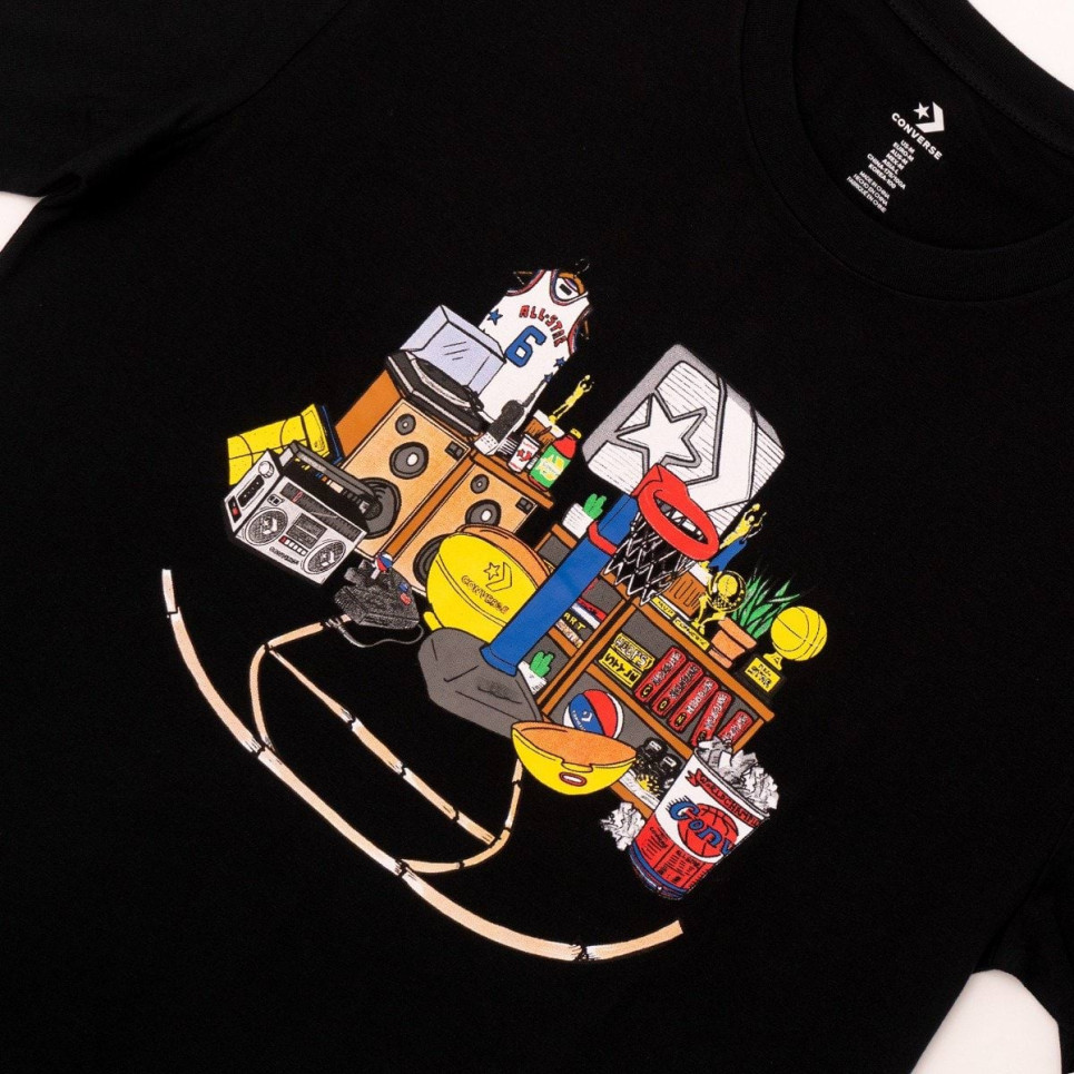 Throwback Tee-Black-S