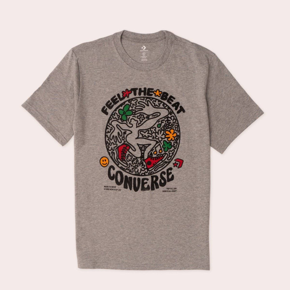 Abstract Dance Tee-Grey-S