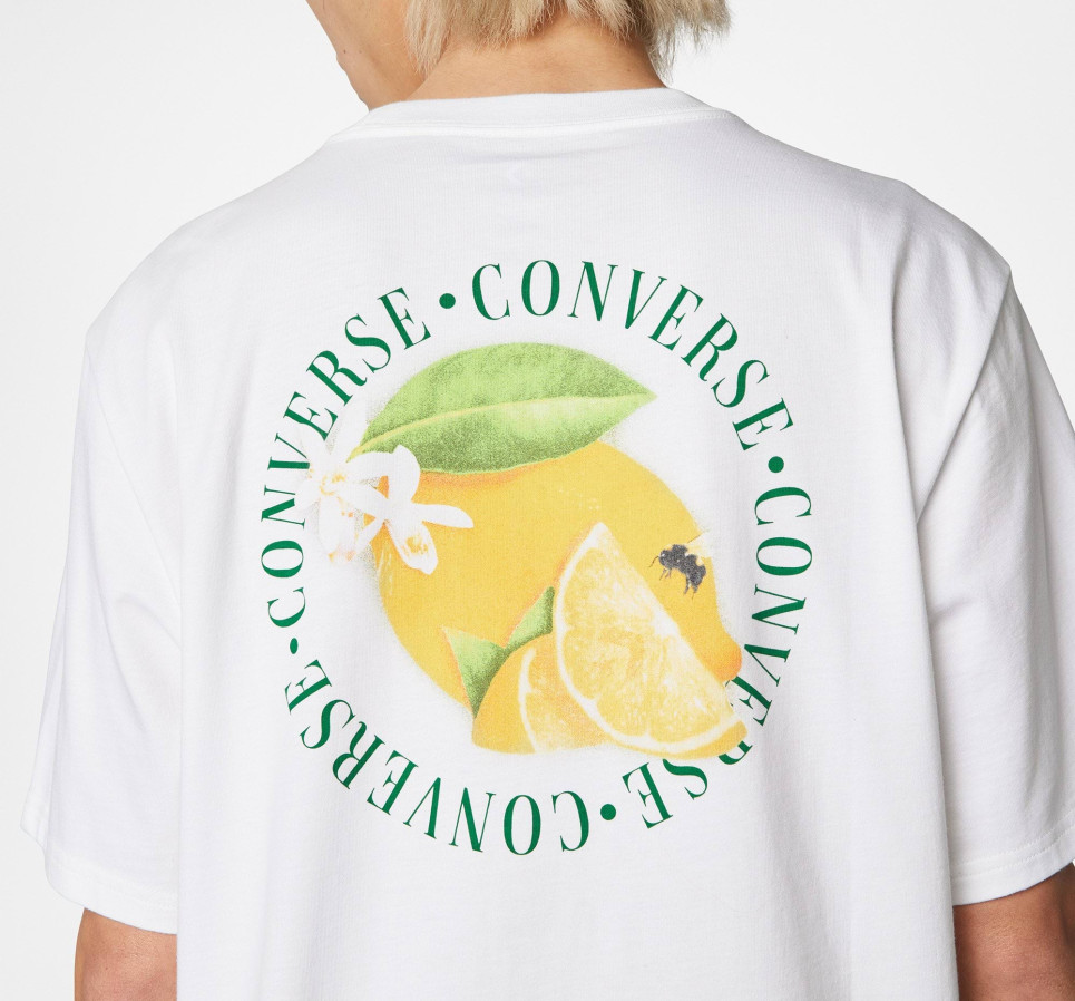 Fresh Lemon Tee-White-S