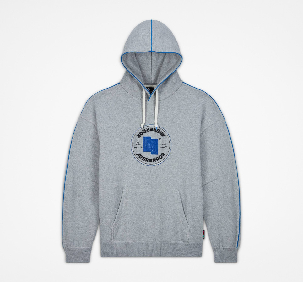 Converse x ADER ERROR SHAPES Pullover Hoodie-Grey-XXS