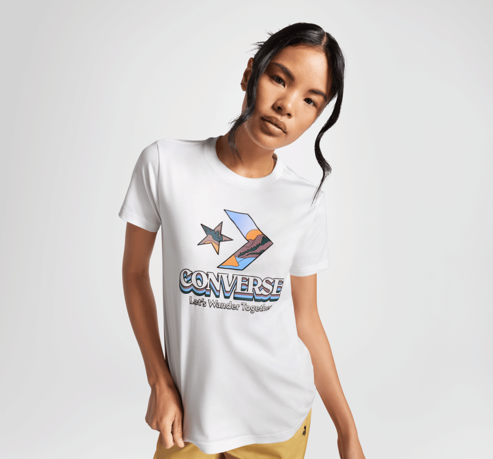 Star Chevron Mountain Graphic T-Shirt