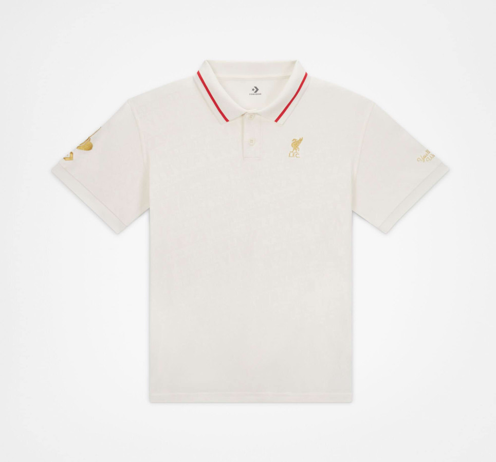 Converse x LFC Polo Shirt-Egret-S
