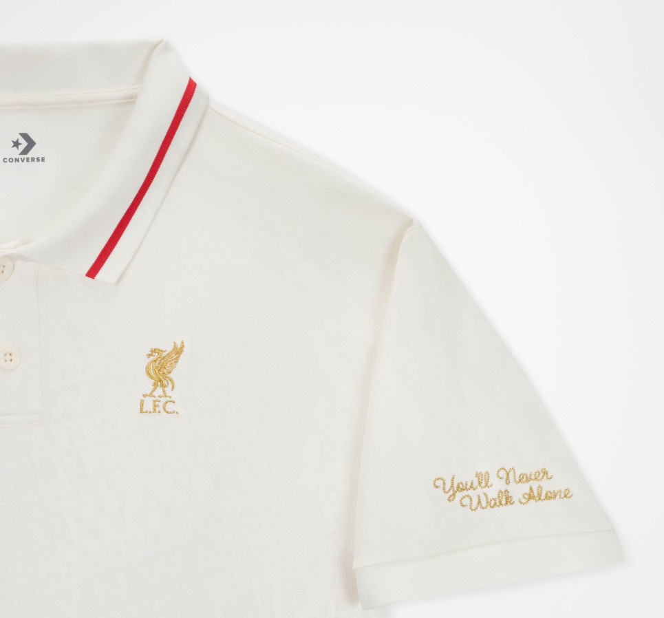 Converse x LFC Polo Shirt-Egret-S