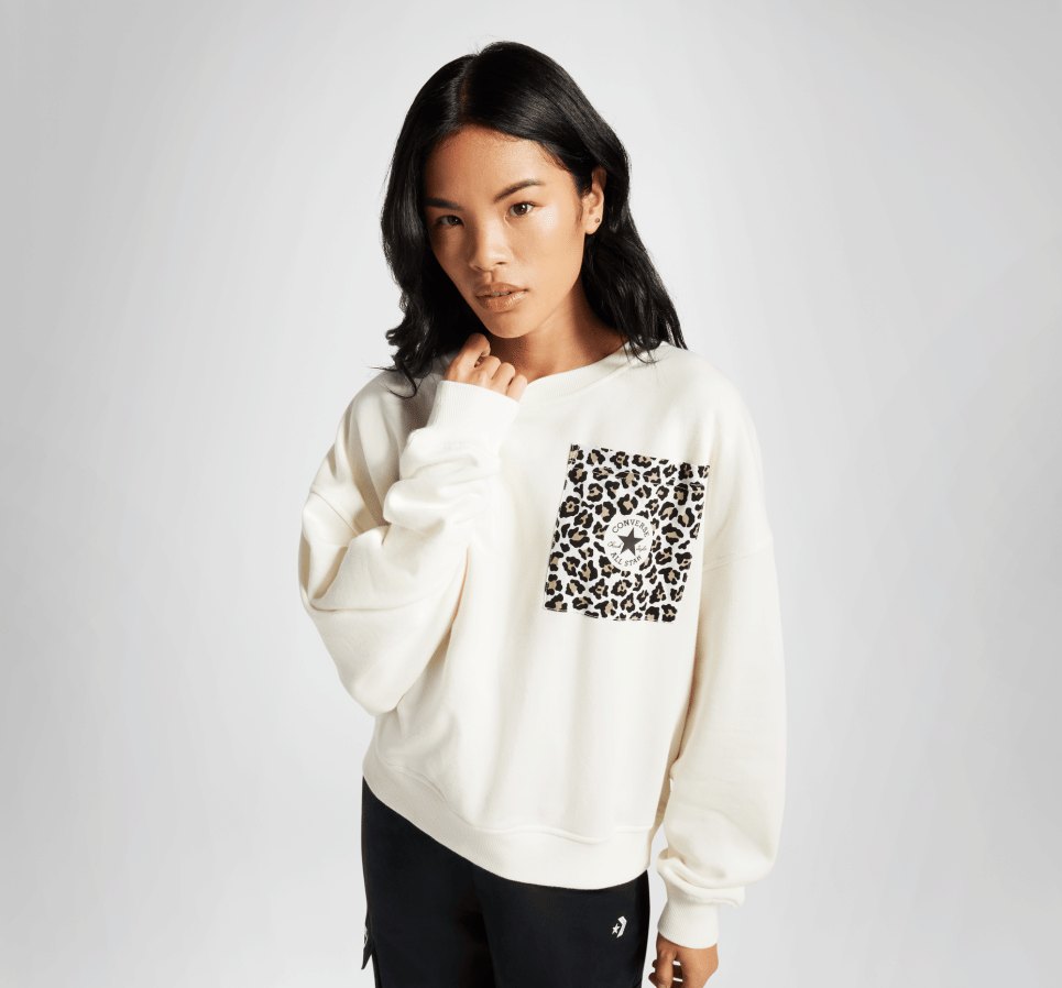 Leopard Crew Sweater
