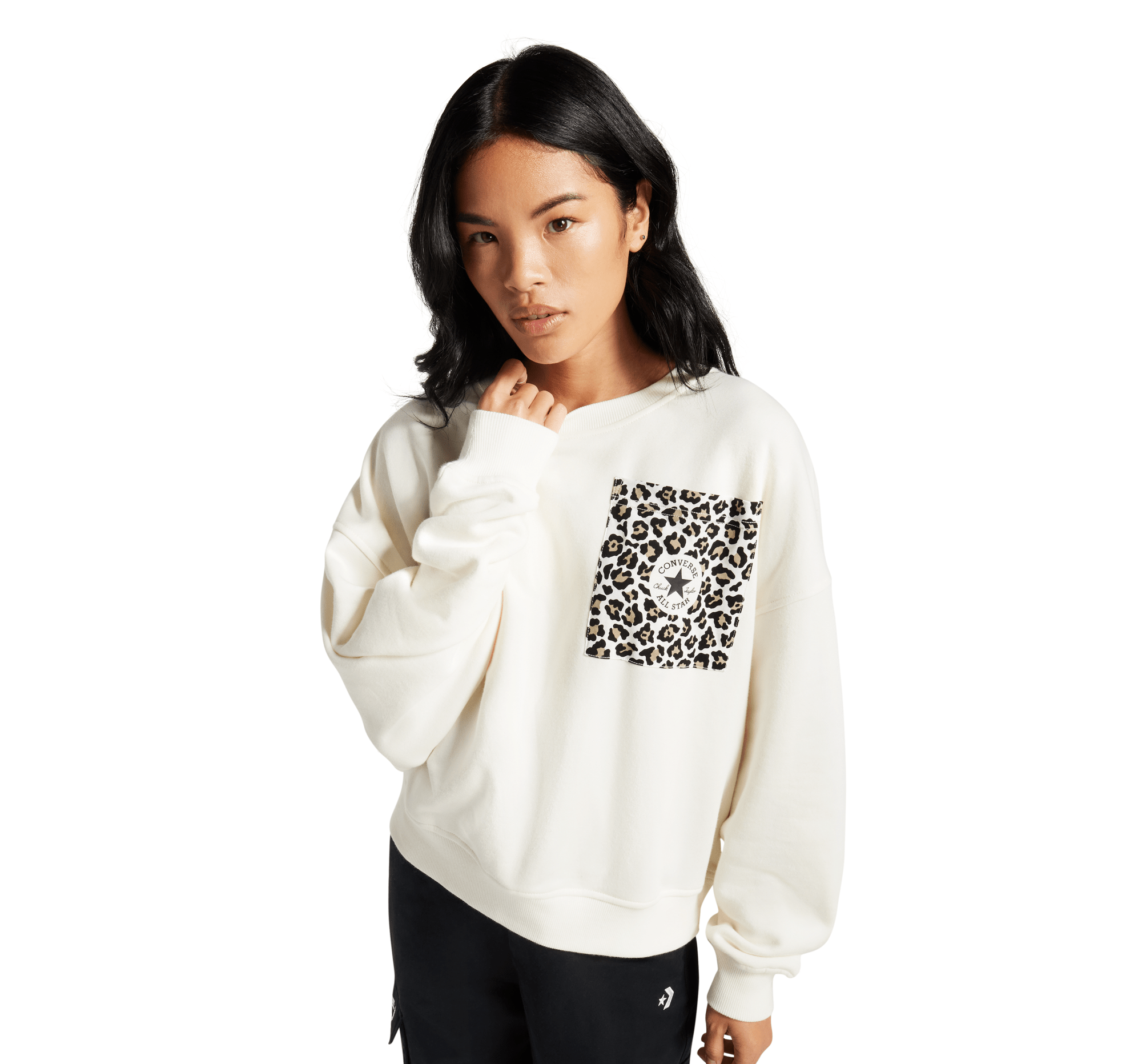 Bluza damska Leopard Crew