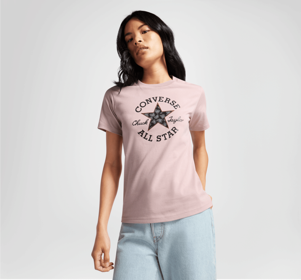 Leopard Chuck Taylor Patch T-Shirt