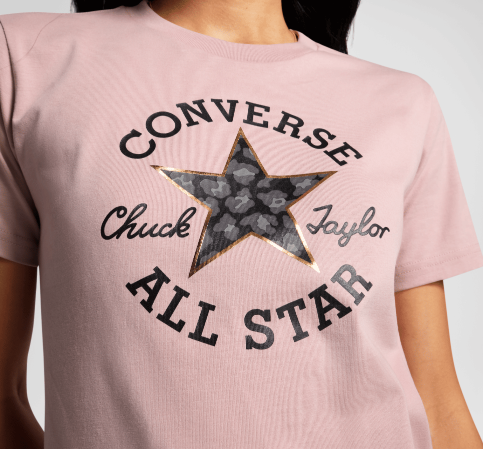 Leopard Chuck Taylor Patch T-Shirt