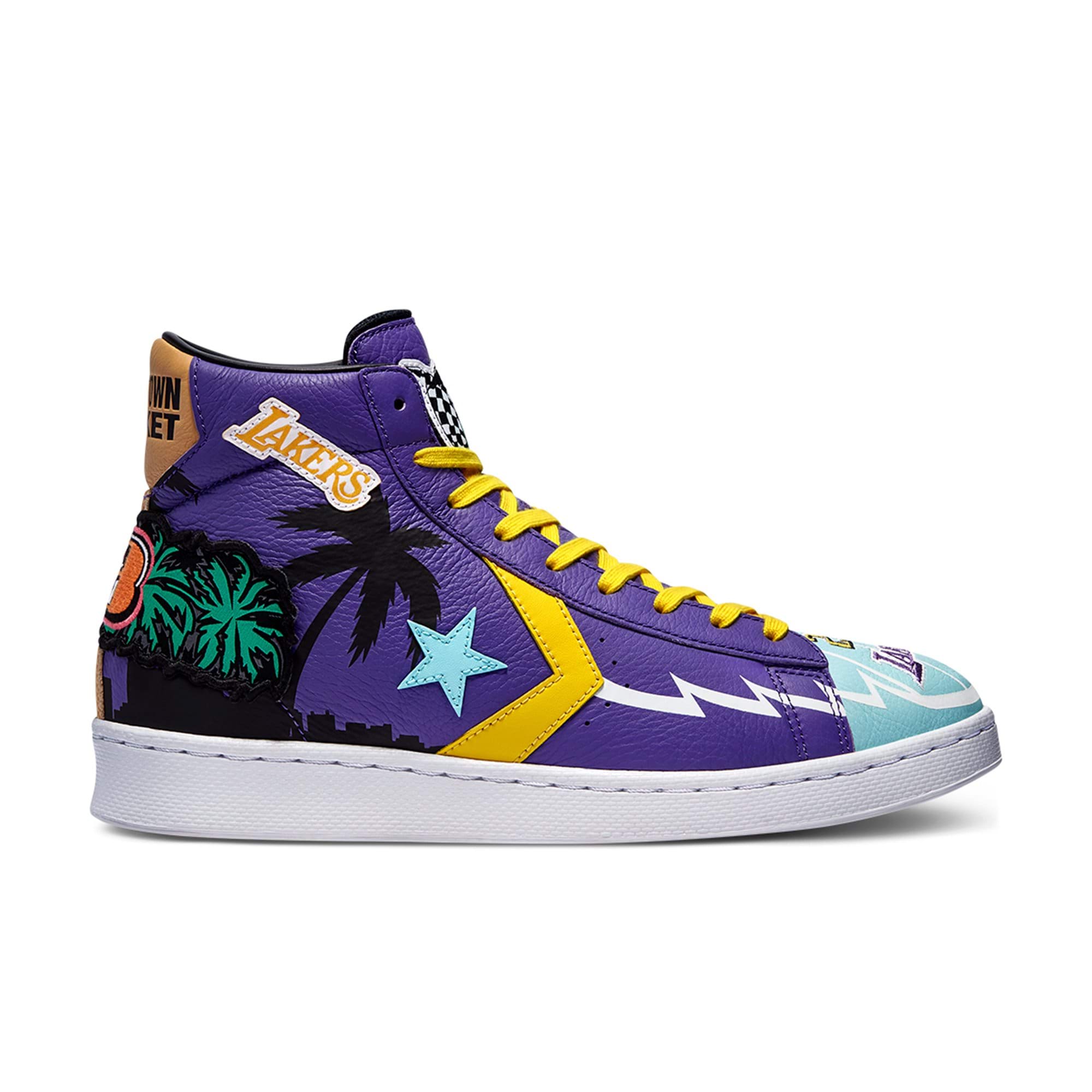 Converse x Chinatown Market "Lakers Championship Jacket" Pro Leather