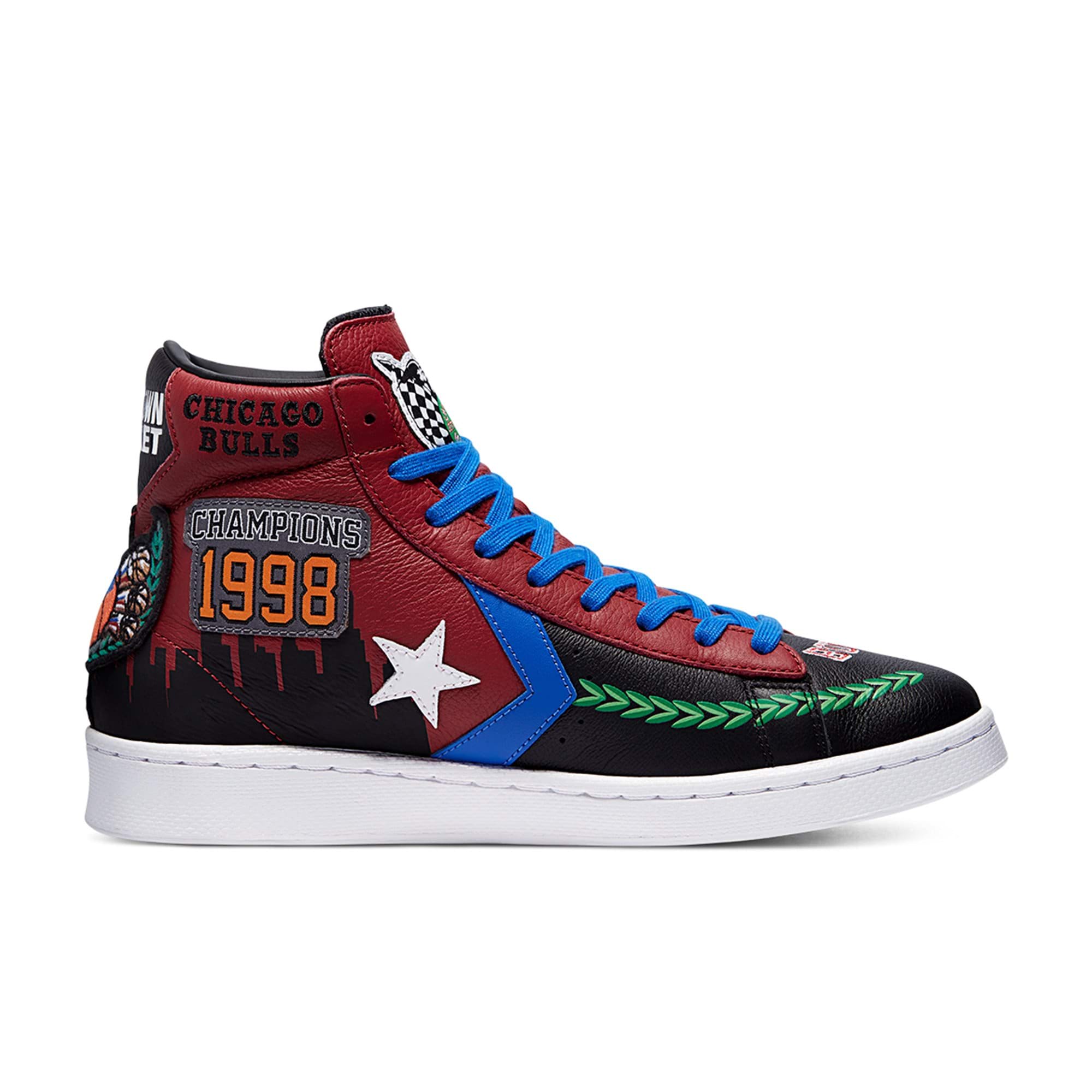 Converse x Chinatown Market "Chicago Bulls Championship Jacket" Pro Leather