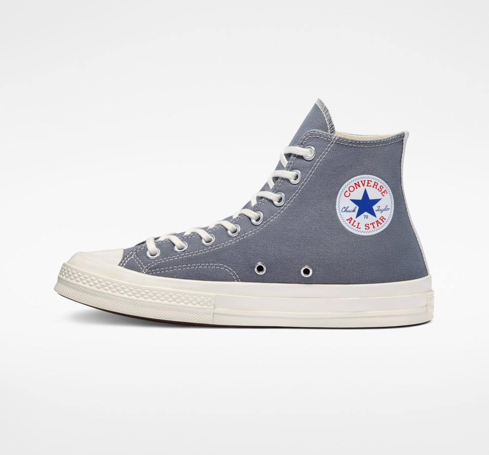 Converse x Comme des Garçons PLAY Chuck 70-Grey-37.5