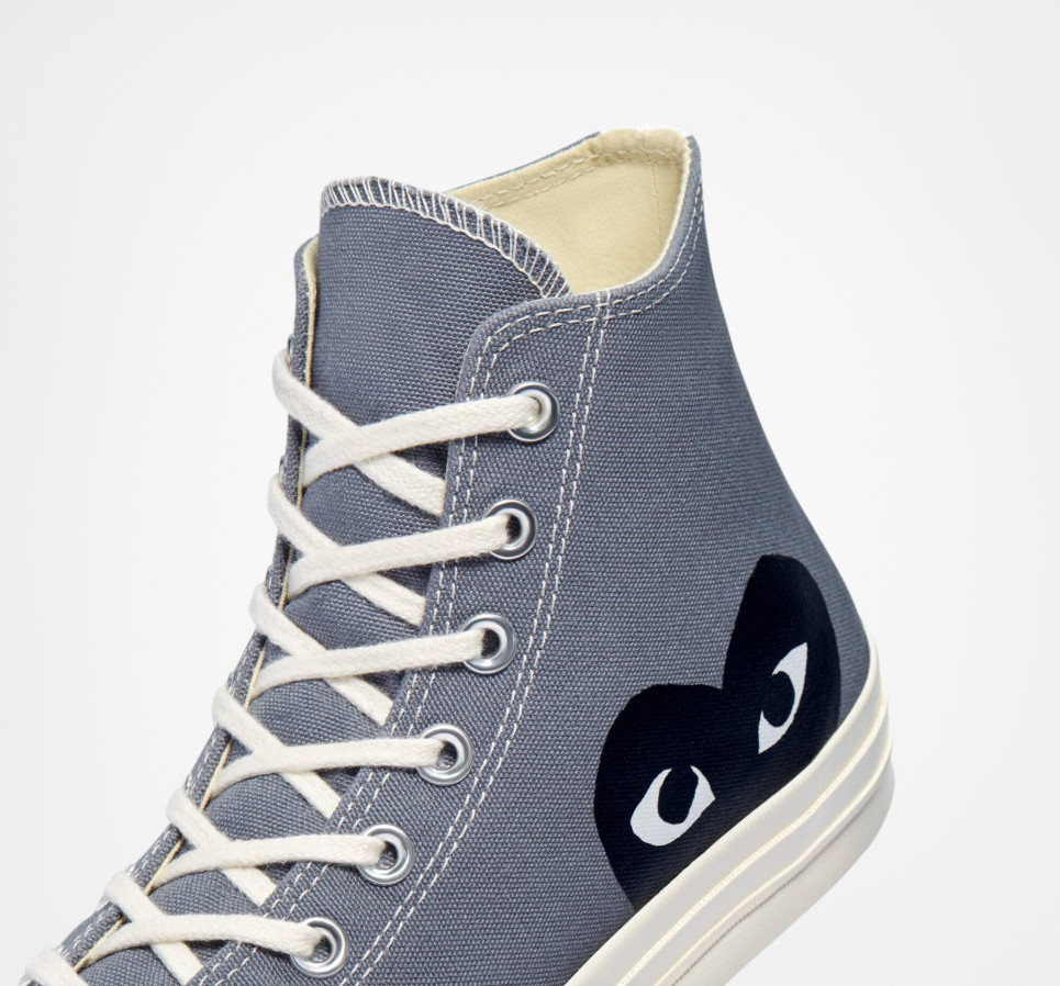 Converse x Comme des Garçons PLAY Chuck 70-Grey-37.5