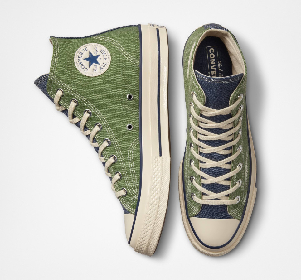 Chuck 70 Triple Stitch Canvas-Green-41