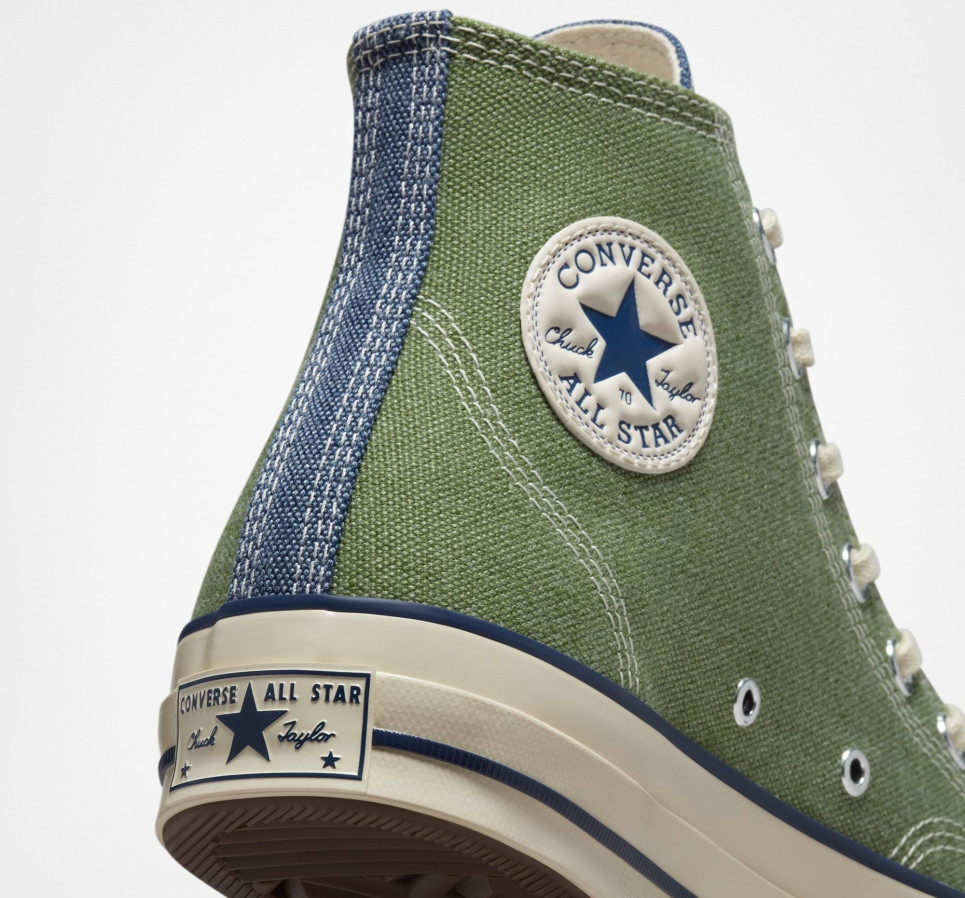 Chuck 70 Triple Stitch Canvas-Green-41
