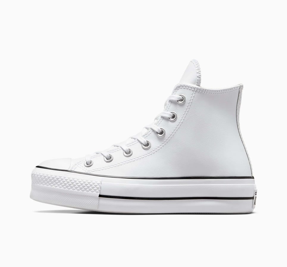 Chuck Taylor All Star Lift Platform Leather-White-36