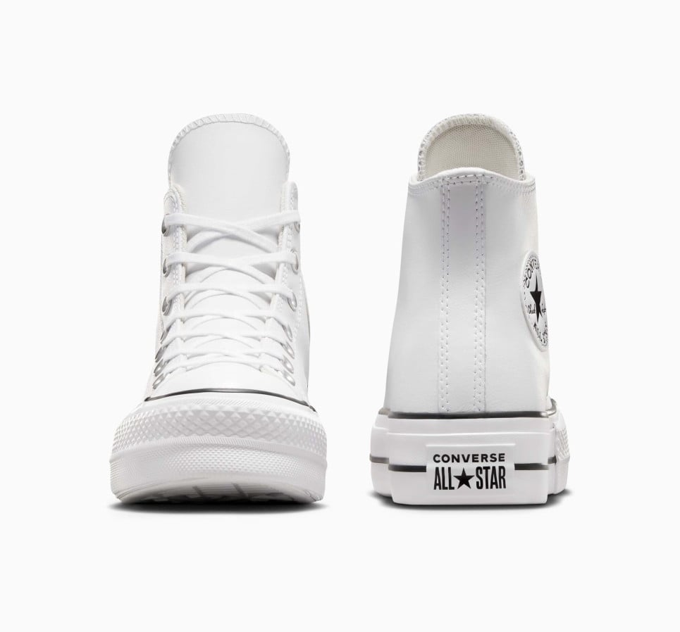 Chuck Taylor All Star Lift Platform Leather-White-36