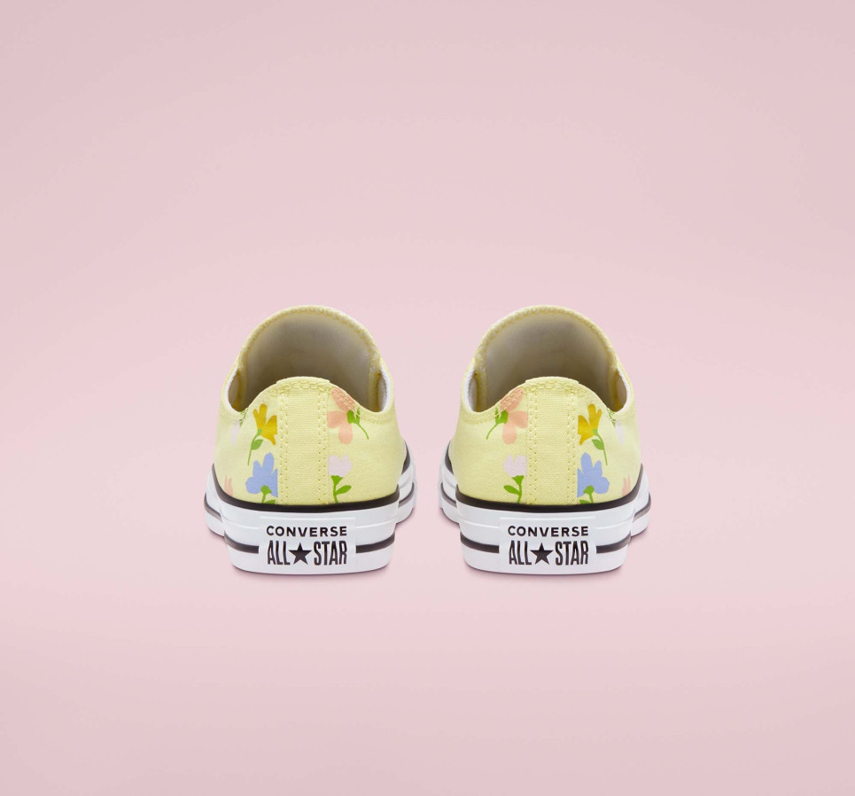 Floral Print Chuck Taylor All Star-Yellow-36