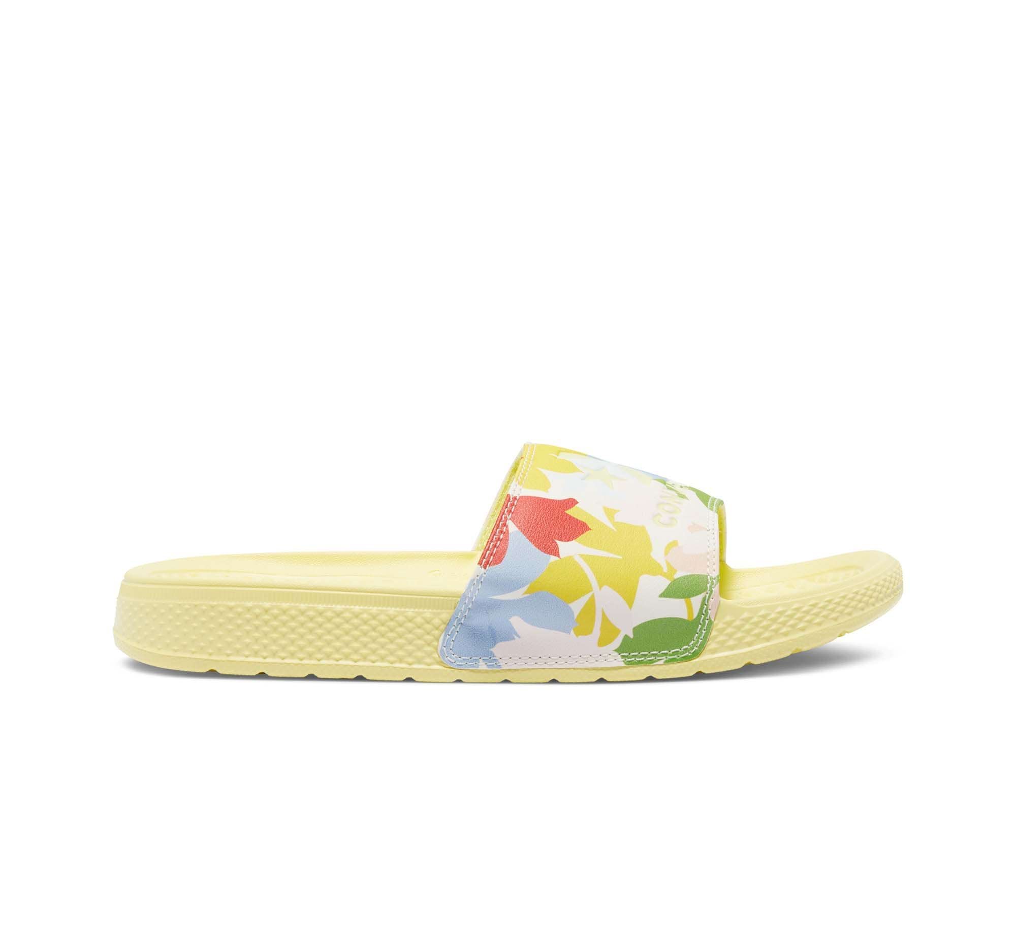 Floral Print All Star Slide
