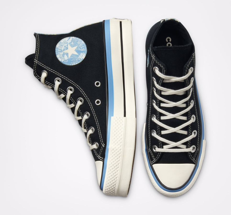 Hybrid Floral Platform Chuck Taylor All Star-Black-36