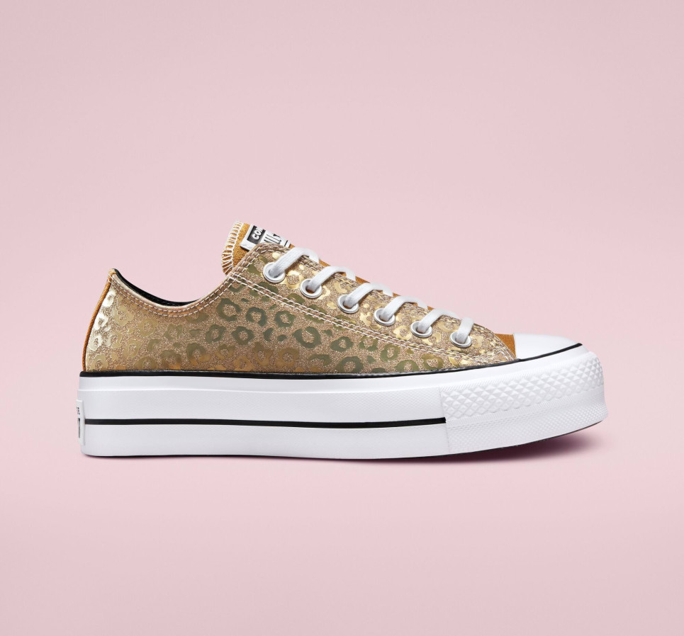 Authentic Glam Platform Chuck Taylor All Star-Yellow-36