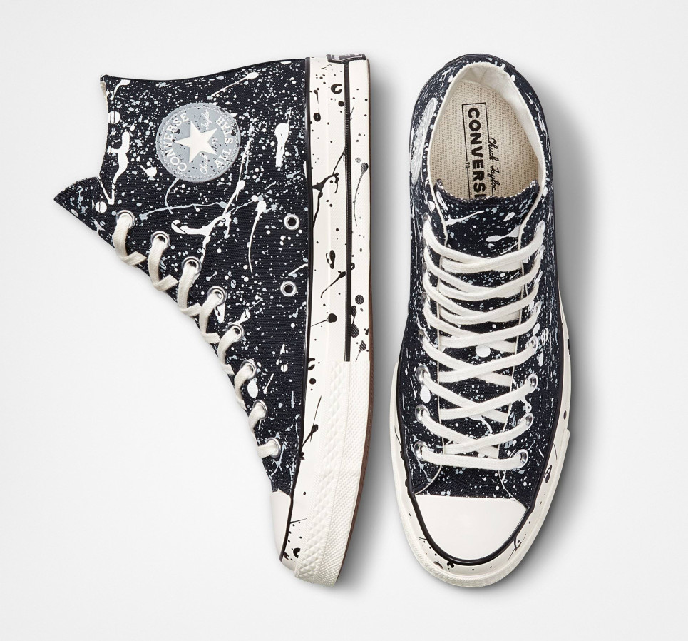 Chuck 70 Archive Paint Splatter-Black-40