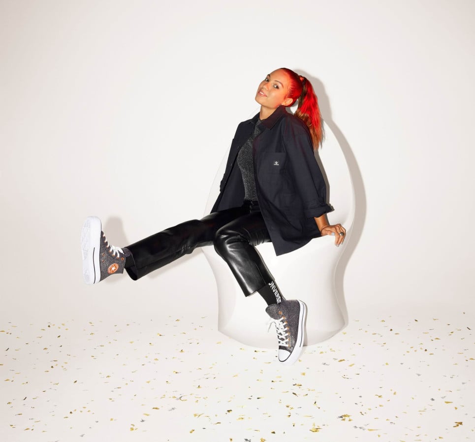 Chuck Taylor All Star Lift Platform Metallic Glitter