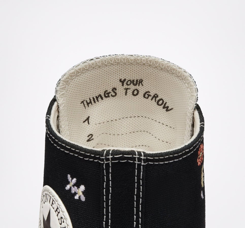 Chuck Taylor All Star Embroidered Floral-Black-36