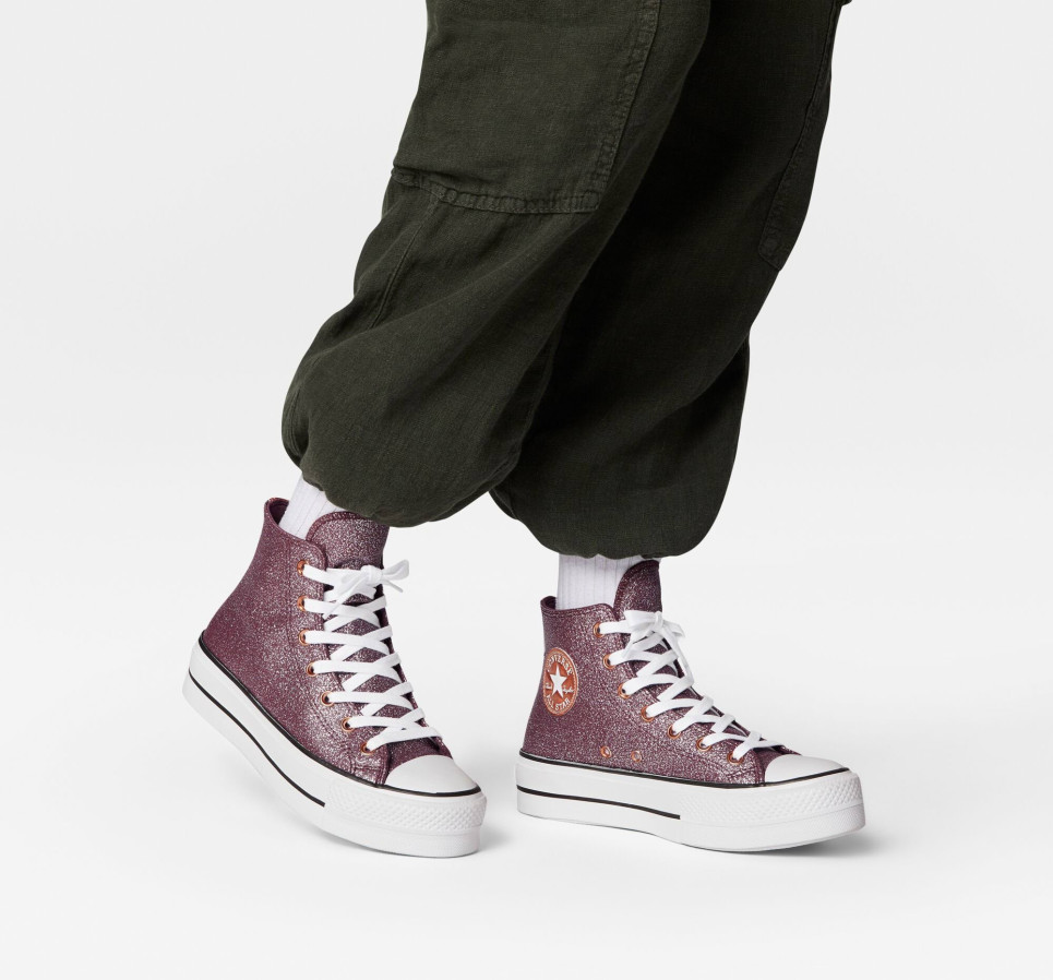 Chuck Taylor All Star Lift Platform Metallic Glitter