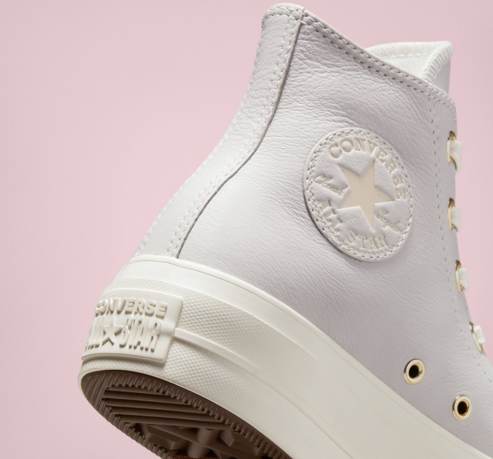 Chuck Taylor All Star Lift Platform Earthy Neutrals-Grey-36